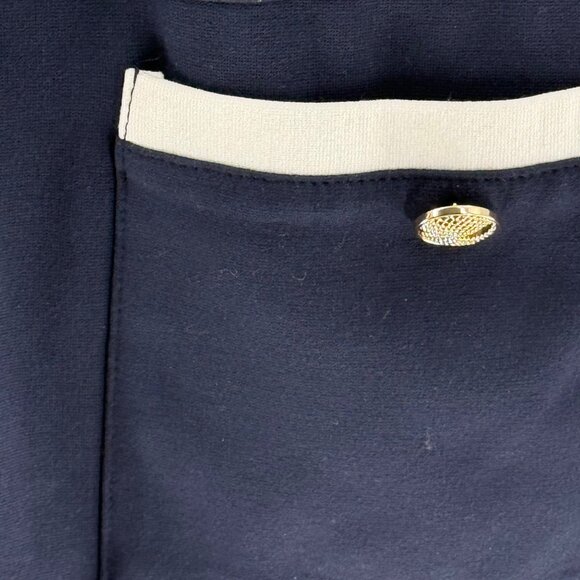 Eliza J Womens Navy Dress With Pockets Size 6 - Picture 6 of 12